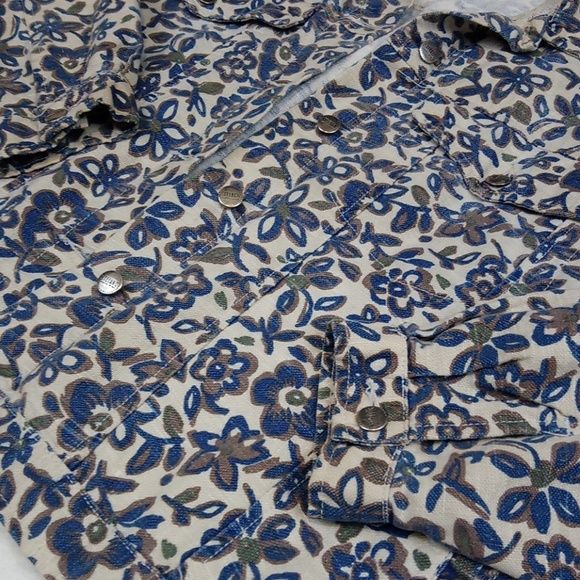 Vintage Style Stefano International Floral Women's Button Down Jacket Size 18 - Picture 2 of 6